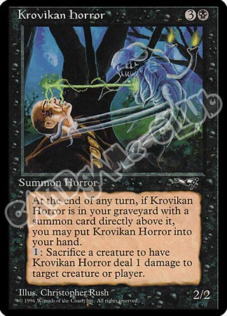Krovikan Horror rara (EN) -NEAR MINT-
