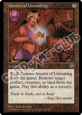 Amulet of Unmaking rara (EN) -NEAR MINT-