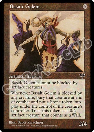 Basalt Golem non comune (EN) -NEAR MINT-