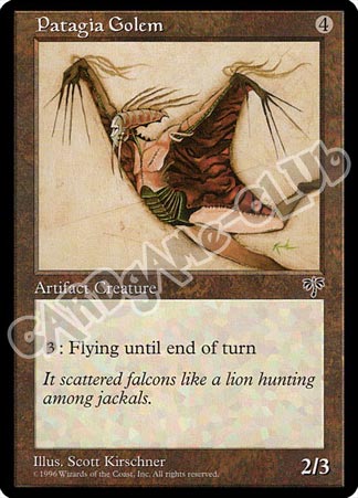 Patagia Golem non comune (EN) -NEAR MINT-