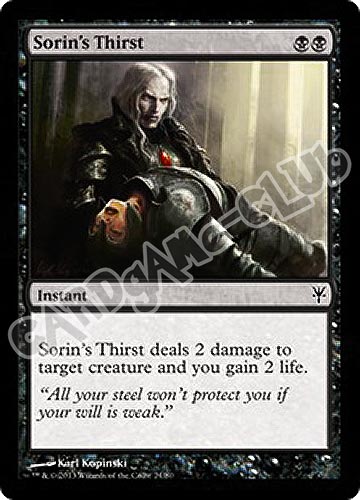 21 / 80 Sorin's Thirst comune (EN) -NEAR MINT-