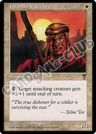 Infantry Veteran comune (EN) -NEAR MINT-