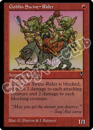 Goblin Swine Rider comune (EN) -NEAR MINT-