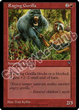 Raging Gorilla comune (EN) -NEAR MINT-