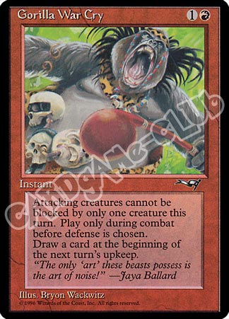 Gorilla War Cry comune (EN) -NEAR MINT-