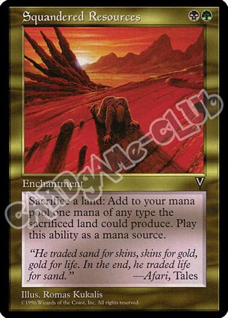 Squandered Resources rara (EN) -NEAR MINT-