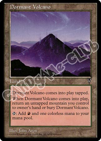 Dormant volcano non comune (EN) -NEAR MINT-