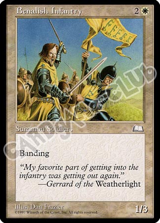 Benalish Infantry comune (EN) -NEAR MINT-