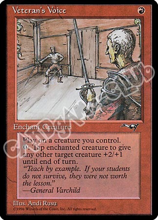 Veteran's Voice comune (EN) -NEAR MINT-