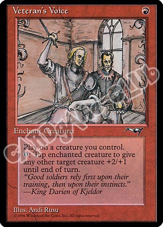 Veteran's Voice comune (EN) -NEAR MINT-