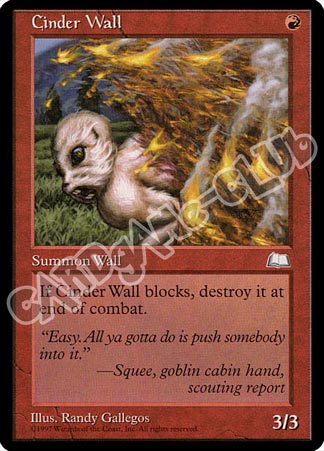 Cinder Wall comune (EN) -NEAR MINT-