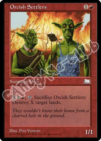 Orcish Settlers non comune (EN) -NEAR MINT-