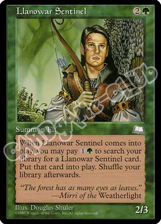 Llanowar Sentinel comune (EN) -NEAR MINT-