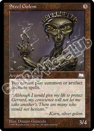 Steel Golem non comune (EN) -NEAR MINT-