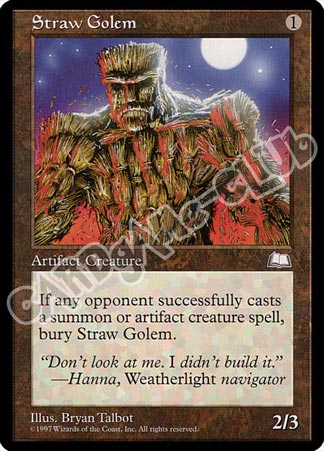 Straw Golem non comune (EN) -NEAR MINT-