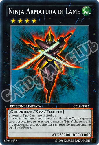 CBLZ-ITSE2 Ninja Armatura di Lame super rara Edizione Limitata (IT) -NEAR MINT-