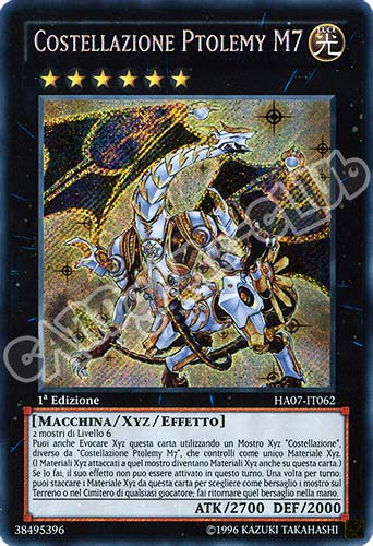 HA07-IT062 Costellazione Ptolemy M7 rara segreta 1a Edizione (IT) -NEAR MINT-