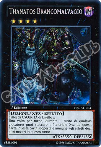 HA07-IT063 Thanatos Brancomalvagio rara segreta 1a Edizione (IT)  -GOOD-