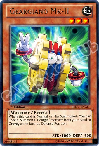 REDU-EN027 Geargiano Mk-II rara 1st Edition (EN) -NEAR MINT-