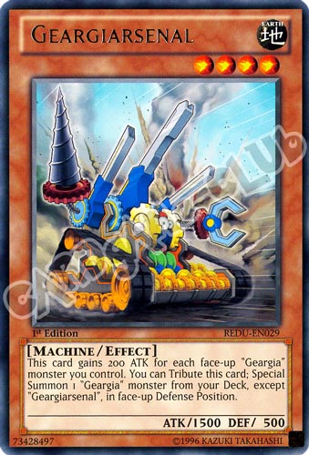 REDU-EN029 Geargiarsenal rara 1st Edition (EN) -NEAR MINT-