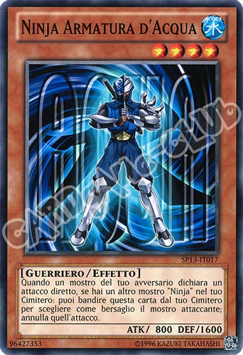 SP13-IT017 Ninja Armatura d'Acqua comune unlimited (IT) -NEAR MINT-