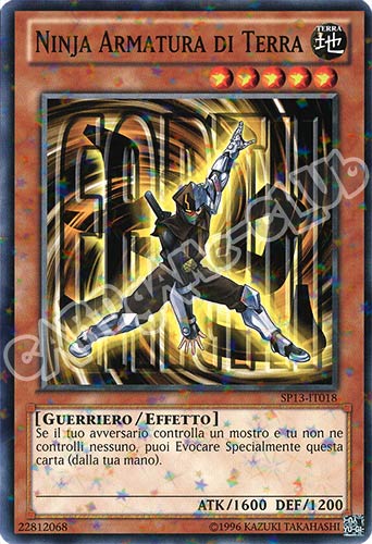 SP13-IT018 Ninja Armatura di Terra comune starfoil unlimited (IT) -NEAR MINT-