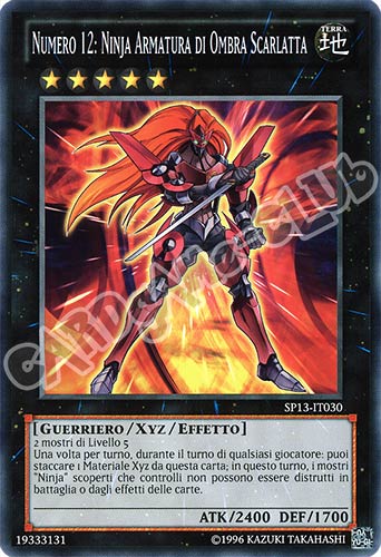 SP13-IT030 Numero 12: Ninja Armatura di Ombra Scarlatta comune unlimited (IT) -NEAR MINT-