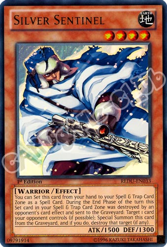 REDU-EN033 Silver Sentinel ultra rara 1st Edition (EN) -NEAR MINT-