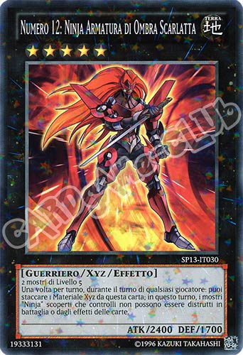 SP13-IT030 Numero 12: Ninja Armatura di Ombra Scarlatta comune starfoil unlimited (IT) -NEAR MINT-