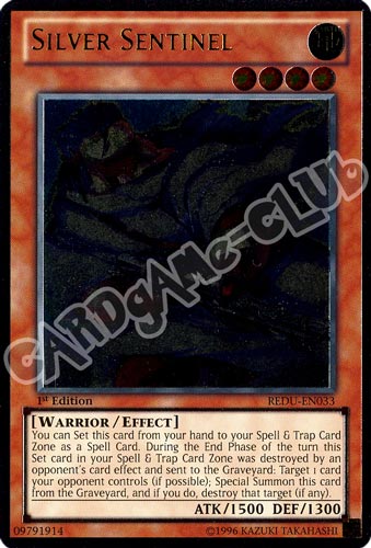 REDU-EN033 Silver Sentinel rara ultimate 1st Edition (EN) -NEAR MINT-