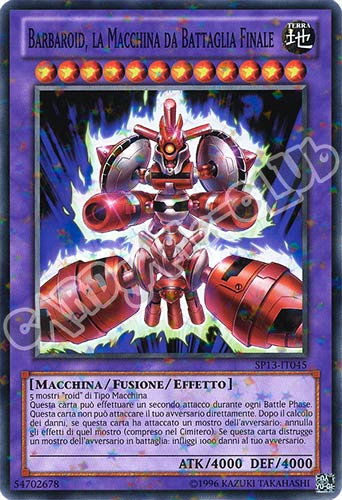 SP13-IT045 Barbaroid, la Macchina da Battaglia Finale comune starfoil unlimited (IT) -NEAR MINT-