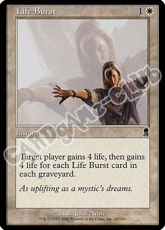 030 / 350 Life Burst comune (EN) -NEAR MINT-