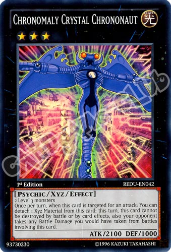REDU-EN042 Chronomaly Crystal Chrononaut super rara 1st Edition (EN) -NEAR MINT-