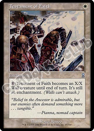 055 / 350 Testament of Faith non comune (EN) -NEAR MINT-