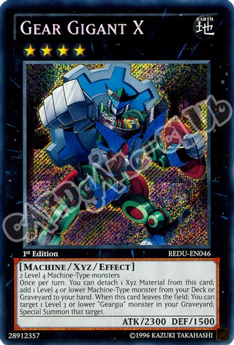 REDU-EN046 Gear Gigant X rara segreta 1st Edition (EN) -NEAR MINT-
