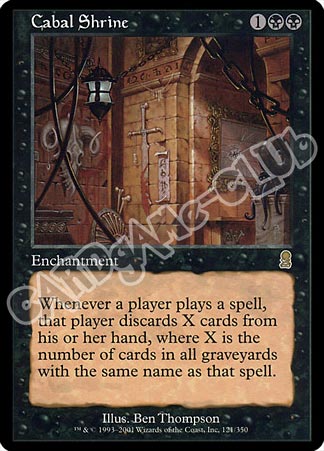 121 / 350 Cabal Shrine rara (EN) -NEAR MINT-