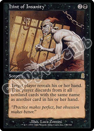 143 / 350 Hint of Insanity rara (EN) -NEAR MINT-