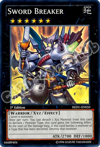 REDU-EN050 Sword Breaker super rara 1st Edition (EN) -NEAR MINT-