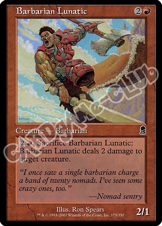 175 / 350 Barbarian Lunatic comune (EN) -NEAR MINT-
