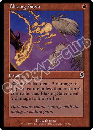 178 / 350 Blazing Salvo comune (EN) -NEAR MINT-
