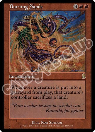 180 / 350 Burning Sands rara (EN) -NEAR MINT-