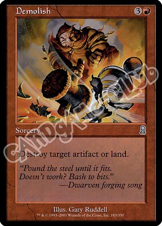 183 / 350 Demolish non comune (EN) -NEAR MINT-