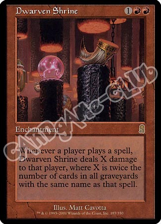 187 / 350 Dwarven Shrine rara (EN) -NEAR MINT-