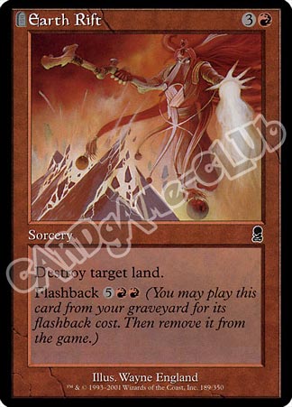 189 / 350 Earth Rift comune (EN) -NEAR MINT-