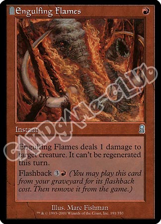 191 / 350 Engulfing Flames non comune (EN) -NEAR MINT-