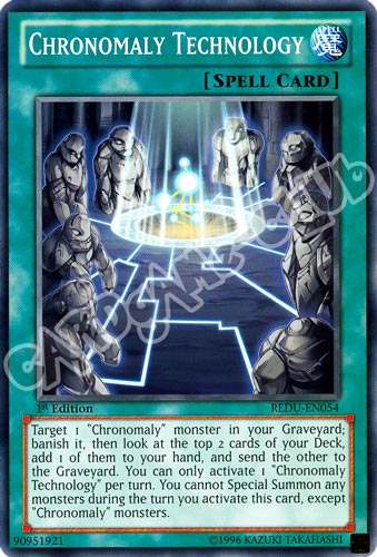 REDU-EN054 Chronomaly Technology comune 1st Edition (EN) -NEAR MINT-