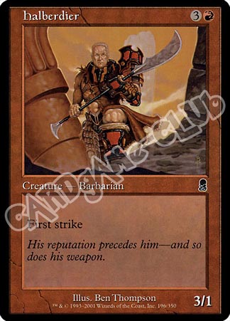 196 / 350 Halberdier comune (EN) -NEAR MINT-