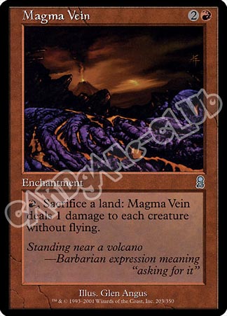 203 / 350 Magma Vein non comune (EN) -NEAR MINT-