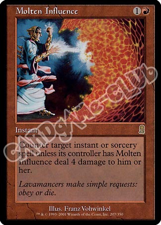 207 / 350 Molten Influence rara (EN) -NEAR MINT-