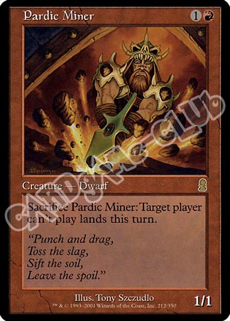 212 / 350 Pardic Miner rara (EN) -NEAR MINT-